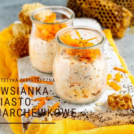 Owsianka a`la ciasto marchewkowe